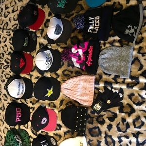 Hats  beanies and chockers